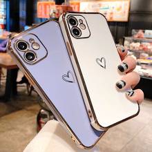 New Luxury Soft Silicone Love Pattern Phone Case for Iphone 11 12 Pro Max XS X XR 7 8 Plus Mini SE 2020 Shockproof Cases Cover 2024 - buy cheap