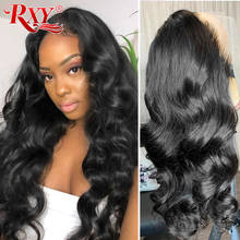 RXY Body Wave 250 Density Glueless Lace Front Human Hair Wig For Black Women 13x4 Peruvian Hair Wig Pre Plucked Remy Hair 2024 - buy cheap