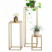 Simple clothing store window High and Low Display combination indoor flower pot rack floor storage water table 2024 - buy cheap
