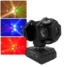 DMX DJ Stage Lighting Laser Projector 12x10W RGBW LED Beam Moving Head Light with Laser Effects for Disco Xmas Dance Party 2024 - buy cheap