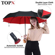Windproof Double Automatic Umbrella 3 Floding Double Cloth Rain Women Business For Men Portable Large 10K Umbrellas Gift Parasol 2024 - buy cheap
