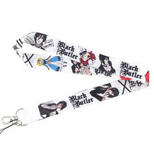 ZF673 1pcs Anime Black Butler Lanyards Anime Lovers ID Badge Holder ID Card Pass Mobile Phone Straps Badge Rope Chain Necklace 2024 - buy cheap