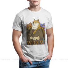 Dogecoin-camisetas originales de minería de criptomonedas para hombre, Doge Camiseta con estampado de Mona, Tops de tendencia, talla S-6XL 2024 - compra barato