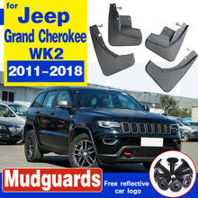 Guardabarros delanteros y traseros para Jeep Grand Cherokee WK2 2011-2018, juego de guardabarros de coche, protectores contra salpicaduras, guardabarros con solapa de barro, 2012, 2013, 2014, 2015 2024 - compra barato