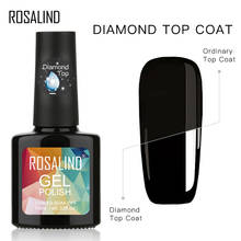 ROSALIND Gel Polish Diamond Nail Top Coat All For Manicure Matte Top Nails Fundation Base Primer 10ml Gel Varnishes Nail Art 2024 - compre barato