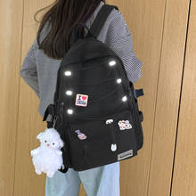 Reflexivo computador mochila feminino masculino faculdade grande capacidade casal sacos de escola para adolescentes meninas populares mochilas viagem 2021 2024 - compre barato