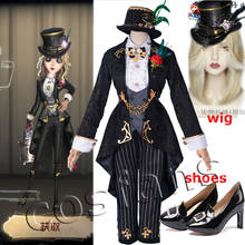 Identity V Cosplay Costumes Demi Bourbon Cosplay Costume Barmaid True Proof New Skin Uniforms Costume Suits Black Clothes Set 2024 - buy cheap