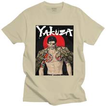 Yakuza Japan Dragon Gangster Videogame T Shirts Men 100% Cotton Tee Majima Goro Tshirt Short Sleeved Printed T-shirt Clothes 2024 - buy cheap