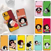 Cute Cartoon Girl Mafalda Luxury Unique Phone Cover For Vivo Y91c Y17 Y51 Y67 Y55 Y7s Y81S Y19 V17 vivos5 2024 - buy cheap