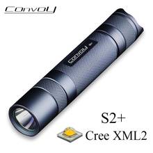 Convoy S2 Plus with Cree XML2 Led Flashlight Torch Camping Fishing Linterna Work Latarka Portable EDC Flash Light Bicyble Lamp 2024 - buy cheap