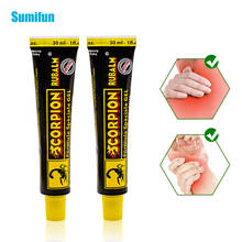 1pcs Scorpion Venom Analgesic Cream Joint Arthritis Rheumatism Herbal Ointment Muscle Sprain Knee Back Medical Plaster 30g P1102 2024 - buy cheap