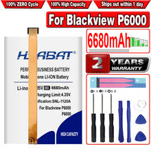 HSABAT 6680mAh High Capacity Battery for Blackview P6000 Smart Phone 2024 - buy cheap