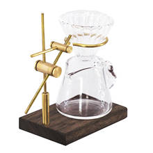 1/12 Dollhouse Miniature Glass Pour Over Coffee Maker Set Pot Dripper Pretend 2024 - buy cheap