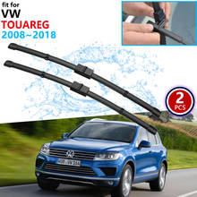 Car Wiper Blade for VW Volkswagen Touareg 7P 7L 2008~2018 Front Windshield Wipers Car Stickers 2010 2011 2012 2015 2016 2017 2024 - buy cheap