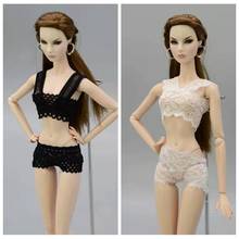 11.5" Doll Clothes Sexy Soft Lace Underwear Bra & Briefs for Barbie Accessories For Blythe 1/6 BJD Clothes Kid Dollhouse DIY Toy 2024 - buy cheap
