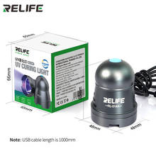 RELIFE RL-014A UV Curing Lamp USB LED High Power T6 Fast Adhesive Green Oil Purple Light Phone Motherboard Repair Lamp 2024 - buy cheap