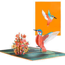 3D Pop Up Hummingbird Birthday Card with Envelope Animal Greeting Cards Handmade Gift Mothers Day Anniversary for Wife Women Mom 2024 - buy cheap