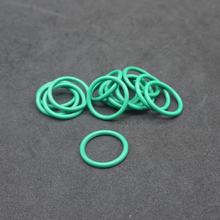 Cs 2.4mm od 32 ~ 60mm verde fkm, anel de borracha de flúor, anel de vedação, isolamento de óleo de alta temperatura, verde com 10 peças 2024 - compre barato