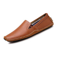Y-37 Designer Men Loafers Shoes Leather Summer Platform Casual Shoes Men Lightweight Moccasins Driving Shoes Flats Big Size 47 2024 - buy cheap