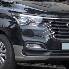 For Hyundai Grand Starex H-1 i800 2018 2019 2020 Chrome Front Center Grille Grill Cover Molding Trim Decoration Car Accessories 2024 - buy cheap