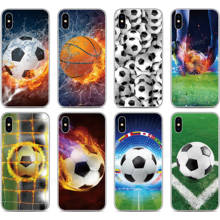 Для iPhone 12 11 Pro XS Max XR X 6 7 8 Plus SE2 SE 2020 футбольный силиконовый чехол для телефона для iPod Touch 7 6 5 2024 - купить недорого