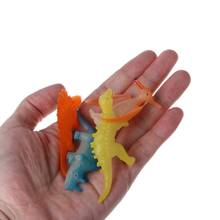 Dinosaurio Jurásico luminoso que brilla en la oscuridad, 12 unidades, modelo de juguete, juguetes para niños, regalo R9JD 2024 - compra barato