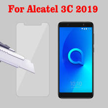 Película vidro temperado para alcatel 3c, 2 peças 2019 alta qualidade protetor de tela à prova de explosão para alcatel 5032w w 2024 - compre barato