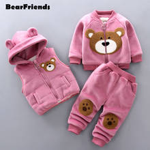 2021 winter Children Clothing Sets cotton Christmas Snowsuit Thicken Warm Sweatshirt Suit for boy Kids baby toddler girl Clothes 2024 - buy cheap