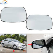 ZUK-lente de cristal de espejo retrovisor Exterior para Toyota Yaris Sedan / Soluna Vios / Vios P40 2003-2006, Altis / Corolla E120 2002-2010 2024 - compra barato