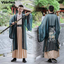 Hanfu Dress Chinese Traditional Tang Suit Men Women Chinese Asian Clothes Embroidery Han Dynasty Long Robes Folk Dance Cosplay 2024 - buy cheap