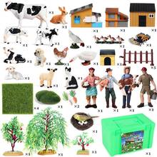 Figura de ação de animais selvagens, de alta qualidade, imitação de leão, tigre, elefantes, animal de fazenda, modelo de brinquedo educacional, presente 2024 - compre barato
