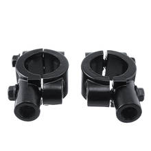 Mayitr 2pcs Motorcycle Scooter Handlebar Mirror Adaptor Clamp on Mount Bracket For 10mm Thread 22mm Accessories 2024 - buy cheap