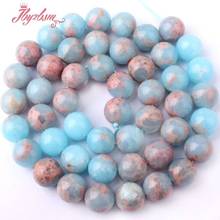 8mm Round Sea Sediment Stone Beads Multicolor Smooth Strand 15" For DIY Necklace Bracelat Jewelry Making,Wholesale Free Shipping 2024 - купить недорого