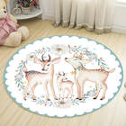 Living Room Area Rugs Round Circle Cartoon Rabbit 3D Print Door Mat Plush Floor Rug CarpetDoormat Non-slip Child Room Mat 2026 - buy cheap Living Room Area Rugs Round Circle Cartoon Rabbit 3D Print Door Mat Plush Floor Rug CarpetDoormat Non-slip Child Room Mat 2026 - buy cheap