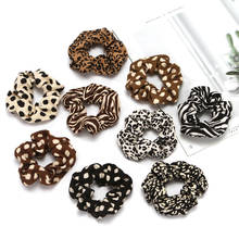 8pcs/lot Leopard Scrunchie Pack For Women Elastic Rubber Hair Bands Girls Spring Hair Ties Rope Ponytail Holder Hair Accessories 2024 - buy cheap