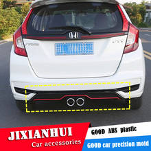 For Honda FIT JAZZ Body kit spoiler 2018-2019 For JAZZ 2CK ABS Rear lip rear spoiler front Bumper Diffuser Bumpers Protector 2024 - buy cheap