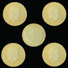 5PCS 1939 WII Deutsche Military Soldier Kompanie Aufklarungsabteilung 4 Panzerdiv Challenge Gold Coin 2024 - buy cheap