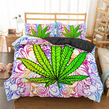 New Selling Leaf Bedding Set 100% Microfiber Bedding Set Queen Oversize Quilt Cover Pillowcase Bed Cover 2024 - buy cheap