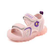 Meninas sandálias ins moda quente popular daisy flor crianças sandálias para crianças menina crianças sapatos de praia anti-pontapé respirável 2024 - compre barato