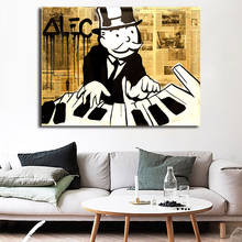 DJ Alec Monopolyingly DJ Man Wall Art Canvas Posters Prints Painting Wall Pictures For Office Modern Home Decor Accessories HD 2024 - buy cheap