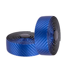 Carbon Fiber Handlear Tape Pattern EVA PU Tape Durable Shock-Proof Toughness Damping Anti-Vibration Bar tape Belt For Road Bike 2024 - buy cheap