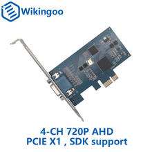 Tarjeta de captura 4 ch 720P AHD PCI-E, compatible con SDK 2024 - compra barato