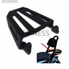 Black Steel Motorcycle Sport Sissy Bar Backrest Rear Luggage Rack for Yamaha V Star Bolt XVS950 XV950 XVS XV 950 2014-2017 2024 - buy cheap