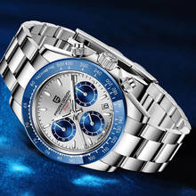 Pagani design genuíno marca de luxo relógios quartzo para homem cronógrafo à prova djapan água japão nh35a relógio de pulso reloj hombre 2020 2024 - compre barato