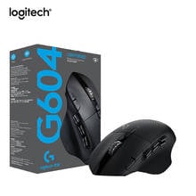 Беспроводная игровая мышь logitech G604 Lightspeed 16000 dpi Hero 16K sensor MP подходит для геймеров overwatch LOL CSGO 2024 - купить недорого