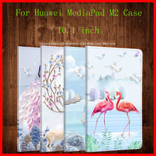 PU Leather Magnetic Flip Tablet Case Cover for HuaWei Mediapad M2 10.1 inch M2-A01M M2-A01L M2-A01W Smart Stand Fundas Bag Capa 2024 - buy cheap
