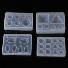 Moldes geométricos triangulares de silicone, faça você mesmo, faça você mesmo, decorativo, bolo, flor seca, resina, artesanato, faça você mesmo 2024 - compre barato