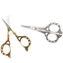 Cross Stitch Embroidery Scissor Bronze Retro Classic Vintage Antique Handcraft Tailor Shears Sewing DIY Tool Stainless Steel 2024 - buy cheap