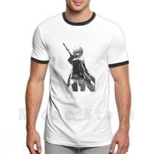 Camiseta de algodón con estampado Diy para hombre, camiseta fresca 2B, Yorha Tipo 9S, Android A2, Nier Automata, juego de platino para niñas 2024 - compra barato