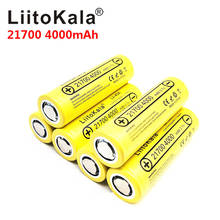 Liitokala NEW 21700 li-lon battery 4000 mAh 3.7 V 15A discharge rate 5C ternary car battery lithium battery Electric battery 2024 - buy cheap